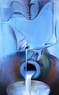 Moon #20 Painting: "Temperance" by Larissa Tokmakova