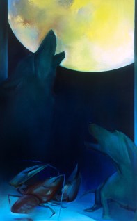 Moon #25 Painting: "The Moon" by Larissa Tokmakova