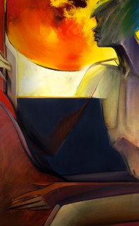 Moon #26 Painting: "The Sun" by Larissa Tokmakova